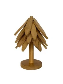 Nordic‑Style Tree‑Shaped Wooden Storage Rack With Vertical Storage Support, A Decorative Piece For Desktops - multicolor - View 8