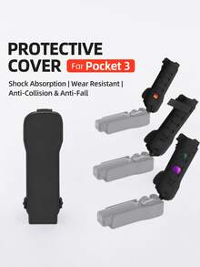 Magnetic Protective Cover With Flip‑Open Case And Bracket, Shock‑Proof, For Pocket3, Lens Cap For Osmo Camera - View 10