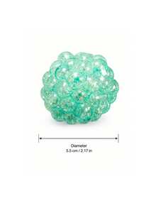 MINKOJA 1pc Transparent Pearl Stress Relief Toy, Transparent Squeeze Toy, Handmade Fidget Ball, Decompression Toy, Transparent INS Style, For Stress Release & Anxiety Relief - Multicolor - View 7