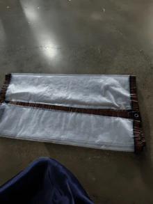 Thickened Transparent PE Waterproof Tarp Cover With Edging Ties Ropes Windproof Dustproof Warmth Plant Protection Cover Heavy Duty Tear Resistant Multipurpose Outdoor Camping Garden Canopy - transparent - View 16