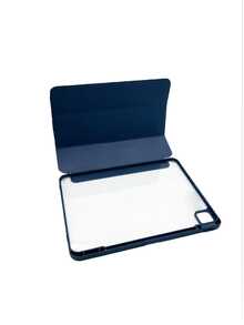 Blue Silicone Folding Shockproof Protective Case Compatible With Apple Tablet, Compatible With Tablet - Blue - View 2