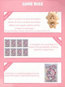 POKOJA LAND Mystery Box/Blind Box/Surprise Box/Random Box(Non-Plush Filling) - Tide play blind box - View 6