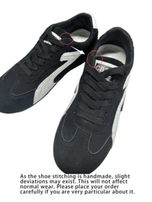 New Women's Black Lightweight And Comfortable Flat Sports Casual Sneakers - Black - View 6