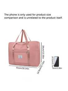 Foldable Travel Duffel Bag Large Capacity Handbag Lightweight Overnight Weekend Bag Portable Luggage Tote For Travel Gym - Multicolor - View 3