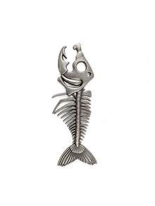 Creative Fish‑Bone Shaped Alloy Bottle Opener, Decorative Craft Ornament, Practical Bottle Cap Remover For Home & Bar Use - View 8