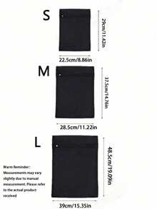 3入組黑色網格洗衣袋，家用機洗衣物袋，內衣胸罩洗衣袋，附拉鍊網洗衣袋套組，彈簧式，極簡風，適合夏季上衣 - 彩色 - 查看 8