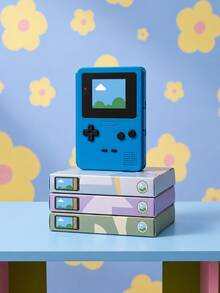 Joivida 1pc Retro Handheld Game Console Style Game Card Holder, Portable Game Cartridge Storage Case With Multi Slots, Cute Card Organizer For Console Game Cards, Memory Cards, Travel, Desk Display, Daily Use & Gift - View 4