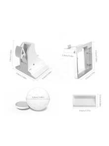 One Set Adhesive Magnetic Cabinet Locks, Easy Installation In Seconds, No Screws Or Drilling Required, Invisible Locks For Cabinets & Drawers - White - View 4