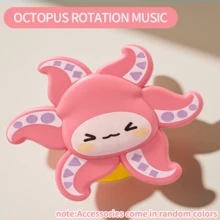 Baby Suction Cup Spinning Toy, Ocean Animal Sensory Spinning Toy, Educational Rattling Grasping Toy, Baby Bath Toy, Rotating Fingertip Gyroscope Toys - Multicolor - View 8