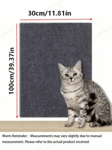 Cat Scratch Mat Cat Scratch Board Self-Adhesive Cat Carpet Trimmable Cats Scratch Board Prevent Cat Scratch Sofa Furniture Protector For Living Room Bedroom Sofa Wall Cat Owner Cat Exercise And Rest Promote Scratching Habits Valentine'S Day - Multicolor - View 16