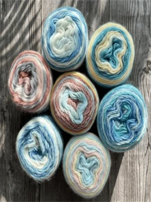 1pc Soft, Skin-Friendly Colorful Yarn, Suitable For DIY Knitting And Crocheting Sweaters, Scarves, 3.53 Oz/Pc, Autumn/Winter Season - multicolor - View 14