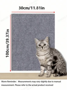 Cat Scratch Mat Cat Scratch Board Self-Adhesive Cat Carpet Trimmable Cats Scratch Board Prevent Cat Scratch Sofa Furniture Protector For Living Room Bedroom Sofa Wall Cat Owner Cat Exercise And Rest Promote Scratching Habits Valentine'S Day - Multicolor - View 15