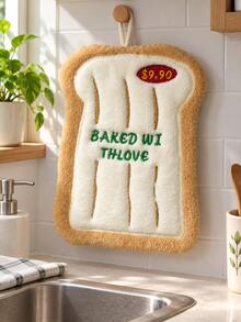 4 PCS Cute High-Quality Hanging Hand Towel, Super Absorbent Thickened Hand Drying Towel For Kitchen And Bathroom - Multicolor - View 3