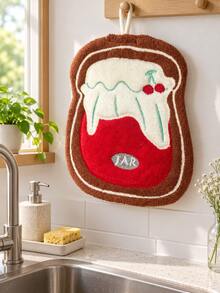 4 PCS Cute High-Quality Hanging Hand Towel, Super Absorbent Thickened Hand Drying Towel For Kitchen And Bathroom - Multicolor - View 4