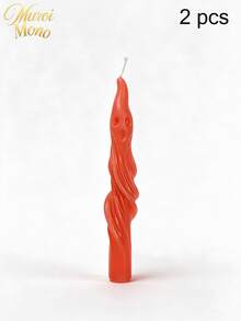 Muroi Mono 10/2/1 pièce, Bougie parfumée longue en forme de fantôme pour Halloween, Décoration d'ambiance amusante et créative, Bougie en cire de soja faite à la main en forme de momie blanche, Idéale pour les fêtes d'Halloween, la décoration de la maison & les cadeaux de fête - Bougie fantôme - Voir 11
