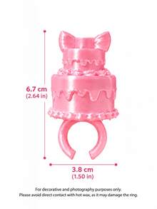 Joivida Wearable Ring Candle, Creative Birthday Party Prop & Finger Candle Holder For Cake Celebration, Photo Booth, Party Games, Birthday Events, Celebration Decor, Surprise Moments, Holiday Parties & Novelty Gift - multicolor - View 4