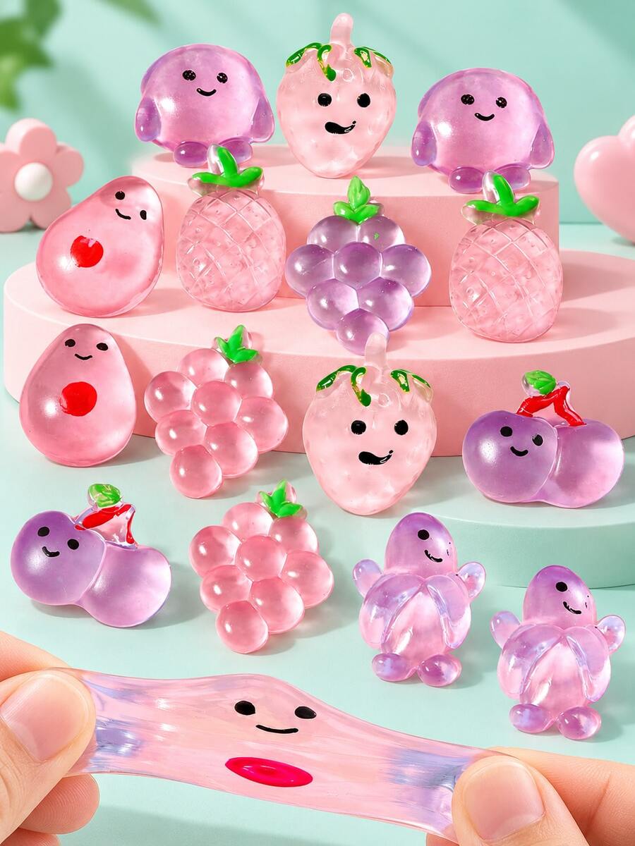 MINKOJA 40Pcs Party Favors For Kids , Kawaii Squishies Mochi Squishy Toy Bulk Fidget Sensory Toys Birthday Gifts For Boys Girls Goodie Bag Christmas Stocking Stuffers Treasure Box Classroom Prizes - Multicolor - View 1