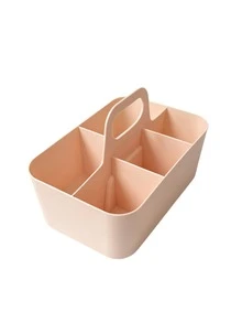 Stackable Storage Box, Portable Handheld Desktop Organizer For Bathroom, Office, Craft And School Supplies, Multifunctional Cosmetic Storage Container - multicolor - View 11