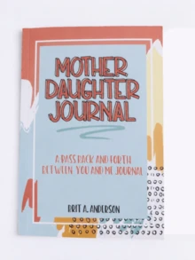 SHEIN 1 Pack Mother And Child Exchange Journal Can Be Used As A Gift For Mom, Meaningful Notebook Gift - Multicolor - View 7