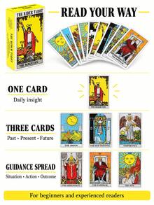 MINKOJA Classic Rider-Waite 78 Cards Original Deck - Multicolor - View 5