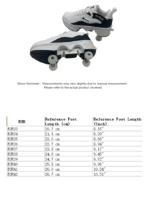 Outdoor Sports 4-Wheel Roller Skates, Transformable Dual-Roller Skates For Men And Women, With Buttons And Wheels - Multicolor - View 3