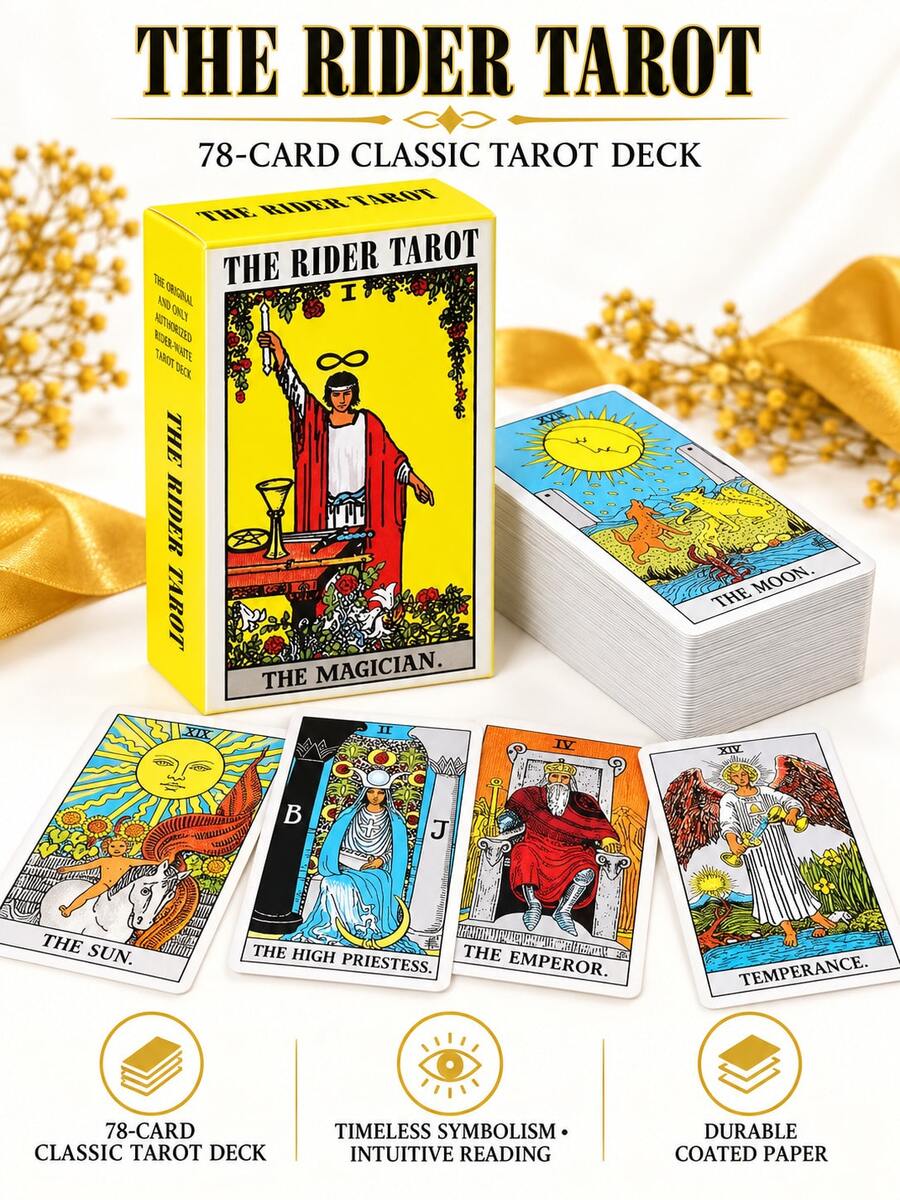 MINKOJA Classic Rider-Waite 78 Cards Original Deck - Multicolor - View 1