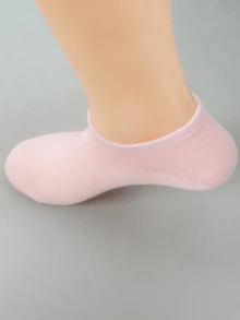 20 Pairs Of Children's Solid Color Bow Ankle Socks School Socks Sports Socks For All Seasons - Multicolor - View 7