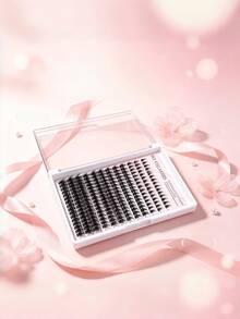 مجموعة رموش صناعية من فرو المنك بتصميم D Curl وكثافة عالية، أطوال مختلطة 8-20 مم، ناعمة وخفيفة الوزن ومنفوشة، طقم DIY لتمديد الرموش للاستخدام اليومي وحفلات الزفاف والحفلات وهالوين بمظهر طبيعي - متعدد الألوان - مشاهدة 5