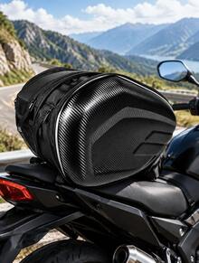 1 Pair Motorcycle Saddle Bags, Fashion Motorbike Rear Tail Storage Bags, Large‑Capacity Multifunctional Side Luggage Pouch For Track Daily Riding Travel - A - View 5