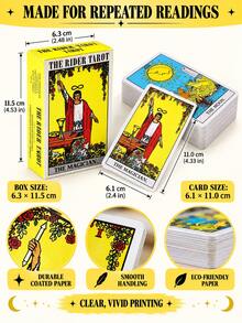 MINKOJA Classic Rider-Waite 78 Cards Original Deck - Multicolor - View 2