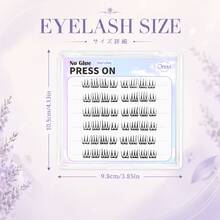 48Pcs No Glue Press On D Curl Cluster Lashes,Seamless Natural Look Individual Segment Eyelash Extensions, Ultra Lightweight Soft Comfortable Reusable Lashes, Effortlessly Enhance Natural Beauty For Daily Makeup, Beginner Friendly - Multicolor - View 7