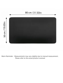 Super Absorbent Kitchen Dish Drying Mat , Non-Slip Rubber Backing, Stain-Resistant Countertop Drainer Mat, Suitable For Home And Restaurant Use Kitchen Items, - Black - View 12