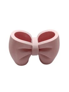 1PC Standard Size Plastic Freestanding Durable Lightweight No Installation Required Cute Bow Shape Multifunctional Toothbrush Holder Pen Organizer Display Rack For Bathroom Bedroom Desk Vanity Home Office Storage Decorative Accessory Gift - Multicolor - View 8