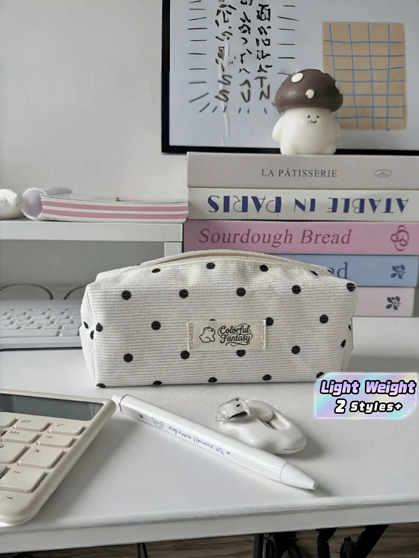 1pc Pencil Case, Suitable For 4 Seasons, Ins Large Capacity Student Stationery Storage Bag, Pencil Case Bag, Handheld Makeup Bag, Pencil Case Bag, Suitable For Desktop Accessories, Suitable For Travel, Cosmetics, Stationery Storage