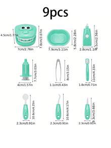 MINKOJA 9pcs Mini Children Dentist Toy Set - Realistic Oral Care Tools, Stimulate Imagination, Edutainment; Dental Examination Teeth Model, Promote Parent-Child Interaction And Role-Playing, Suitable Learning Toy For Boys And Girls (Plastic Material) - Multicolor - View 16
