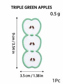 Joivida 1Pc/5Pcs Kawaii Organza Embroidery Bookmarks, Fruit Vegetable & Sauce Bottle Pattern, Sheer Polyester Embroidered Appliques, Multipurpose For Reading Mark & Journal DIY Craft Decor - multicolor - View 15