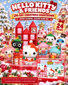 Funko Bitty Pop Character Countdown Calendar, Princess And Design Optional, 24 Pieces Buildable Castle Scene For Shelf Display - Multicolor - View 1