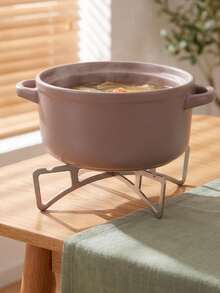 Haus Hana 2Pcs/4Pcs/6Pcs Cross Steaming Rack & Pot Holder, Stainless Steel Material, Stable Support Design, For Steaming Food And Heat Insulation, Suitable For Home Kitchen, Outdoor Camping, Picnic And Barbecue Gathering - View 5