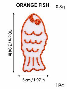 Joivida 1Pc/5Pcs Kawaii Organza Embroidery Bookmarks, Fruit Vegetable & Sauce Bottle Pattern, Sheer Polyester Embroidered Appliques, Multipurpose For Reading Mark & Journal DIY Craft Decor - multicolor - View 18