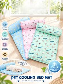 PETSIN 1 Buah Kasur & Alas Tidur Hewan Peliharaan Pendingin Musim Panas - Alas Tidur Motif Buah, Alas Anti Selip, Dapat Dicuci, Bantal Tidur Nyaman untuk Kucing dan Anjing, Istirahat di Dalam Rumah - MultiWarna - View 1