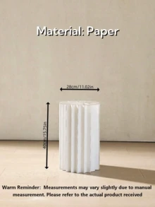 1/3/4pcs Set Cardboard Pedestal Stand, Folding Pillar Stand, Wedding Props, Floor Display Column Stand, Diy Pedestal Box With Round Top Plate Folding Paper Cylinder Column Pedestal Wedding Birthday Cake Flower Stand Rack, Material: Paper, Can Bear - Multicolor - View 19