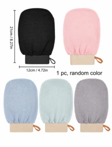 1pc African Net Exfoliating Bath Towel Set, Double Sided Design With Gentle & Rough Texture, Back Shower Scrub Towel, Premium Mesh Material With Convenient Straps, Loofah Bath Sponge For Smoother Skin, Daily Body Exfoliator - Multicolor - View 8