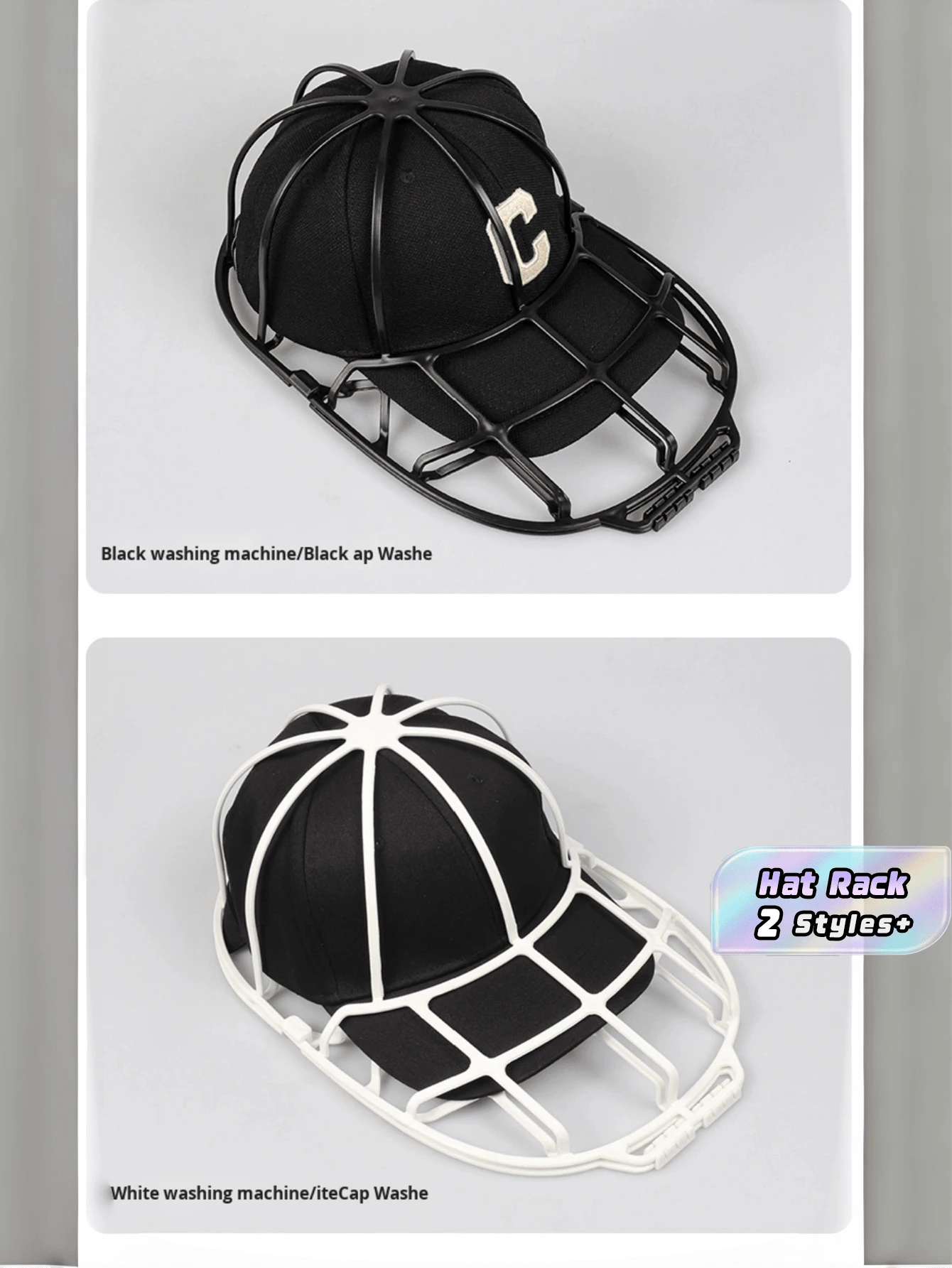 Penjepit Topi Bentuk Rak 1 Buah, Dapat Dicuci dan Dikeringkan, Penahan Bentuk Topi Baseball, Penyangga Bagian Dalam, Dapat Dicuci dengan Mesin, Anti-Deformasi, Klip Penyimpanan Organizer untuk Rumah, Ruang Cuci, Lemari, Pakaian, Perjalanan, Alat Perawatan Topi - View 1