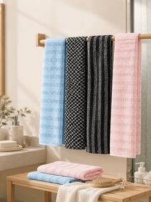 1pc African Net Exfoliating Bath Towel Set, Double Sided Design With Gentle & Rough Texture, Back Shower Scrub Towel, Premium Mesh Material With Convenient Straps, Loofah Bath Sponge For Smoother Skin, Daily Body Exfoliator - Multicolor - View 5