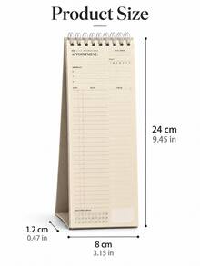 Haus Hana Japanese Korean Minimalist Desk Calendar Style Spiral Planner, Multi-Functional Weekly & Monthly Study Schedule Notebook, Time Management Agenda With To-Do List & Appointment Record, Plan Book For Students School Office Daily Planning - multicolor - View 3