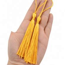 20/50/100pcs 5 Inch/13cm Gold Small Tassel With Rings, Suitable For Bookmarks, Jewelry Making, DIY Projects. - gold - View 7