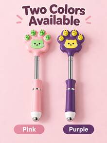Joivida 1Pc/2Pcs Stainless Steel Retractable Cat Back Scratcher, Portable Itch Relief Rake For Office - Multicolor - View 8