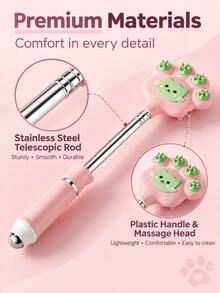 Joivida 1Pc/2Pcs Stainless Steel Retractable Cat Back Scratcher, Portable Itch Relief Rake For Office - Multicolor - View 11