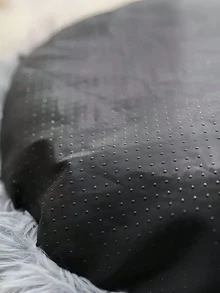 圓形純色毛絨寵物床，柔軟舒適防滑深睡墊，適合小型中型大型貓狗，四季通用室內家居裝飾，舒緩甜甜圈窩，可機洗，適用籠子沙發地板，寵物用品小狗小貓禮物 - 深灰色 - 查看 6