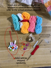 1PC Tree Shaped Small Figurine Plush Finished Christmas Ornament Decoration Car Pendant Material Kit For Home Festival Decor Gift - Multicolor - View 7
